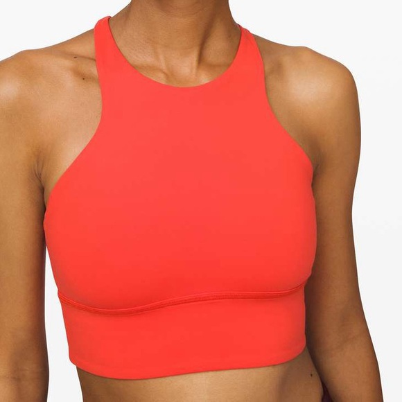 Lululemon Athletica Strappy Coral Sports Bra - Picture 2 of 2